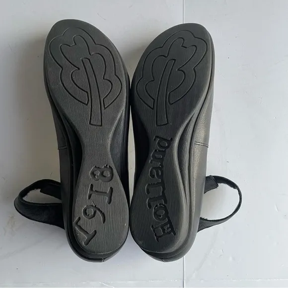LOINTS OF HOLLAND Sydney Charlotte Shoes US 9.5 Black Mary Jane Ankle Strap Clog