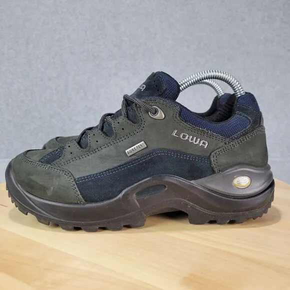 LOWA RENEGADE ii GTX LOW Womens Suede Outdoor Boots Shoes Size 7 Gore Tex Vibram