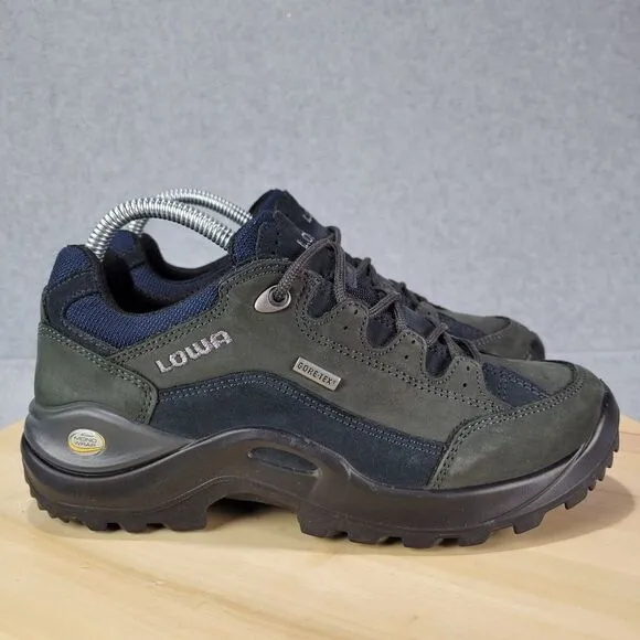 LOWA RENEGADE ii GTX LOW Womens Suede Outdoor Boots Shoes Size 7 Gore Tex Vibram