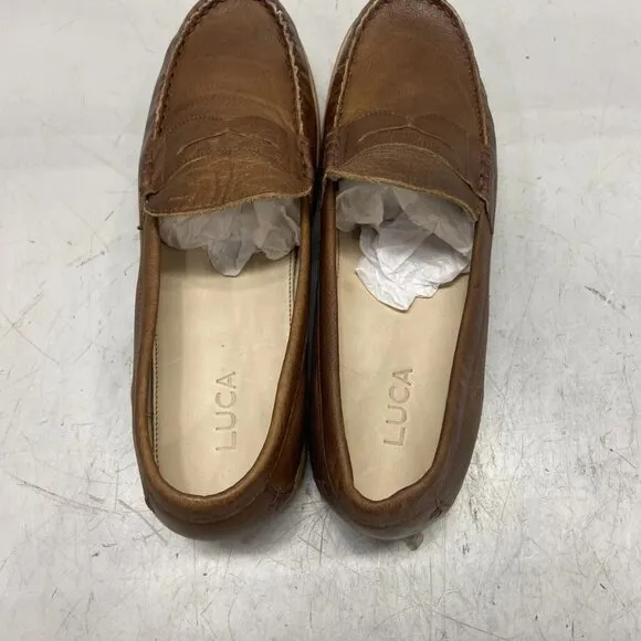 Luca Drift Penny Loafers – Men's 13 – Brown – New Without Box