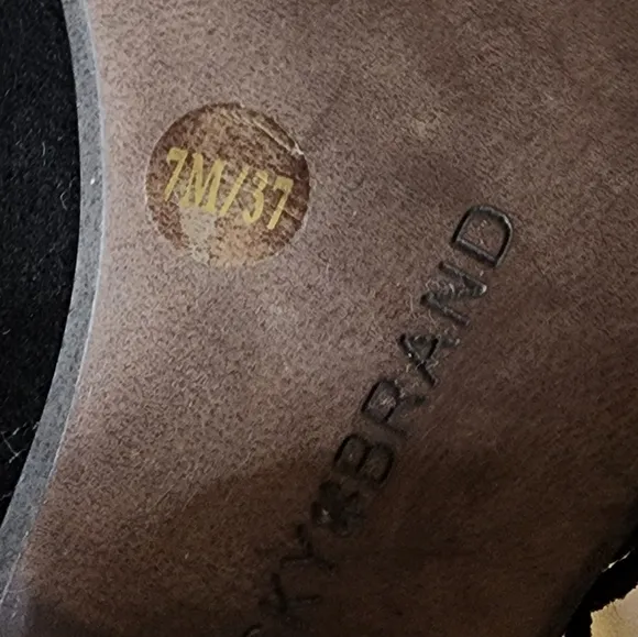 Lucky Brand Hartlee Brindle Heels Suede Lace Tie Ankle Boots Bootie Bohemian