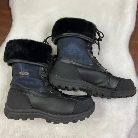 Lugz Womens Tambora Water Resistant Flat Heel‎ Winter Boots, size 8.5