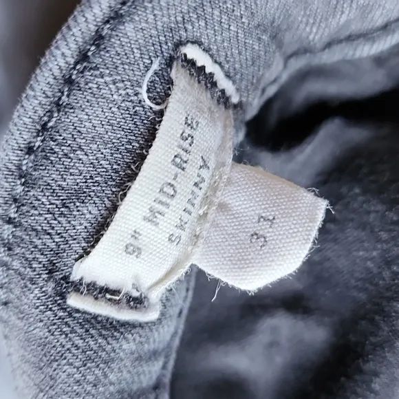 MADEWELL 9&quot; Mid-Rise Skinny Jeans sz 31 Women's