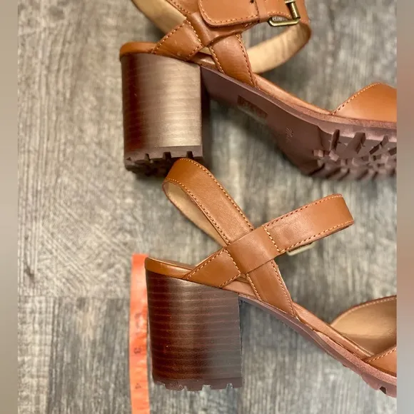 Madewell Leather Lug Sole Mary Janes, Size 11, Like New, Adjustable Ankle Strap