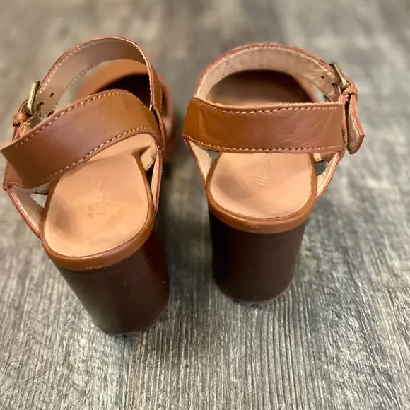 Madewell Leather Lug Sole Mary Janes, Size 11, Like New, Adjustable Ankle Strap
