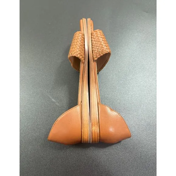 Madewell The‎ Nelda d'Orsay Flat in Brown Size 7 MSRP $138