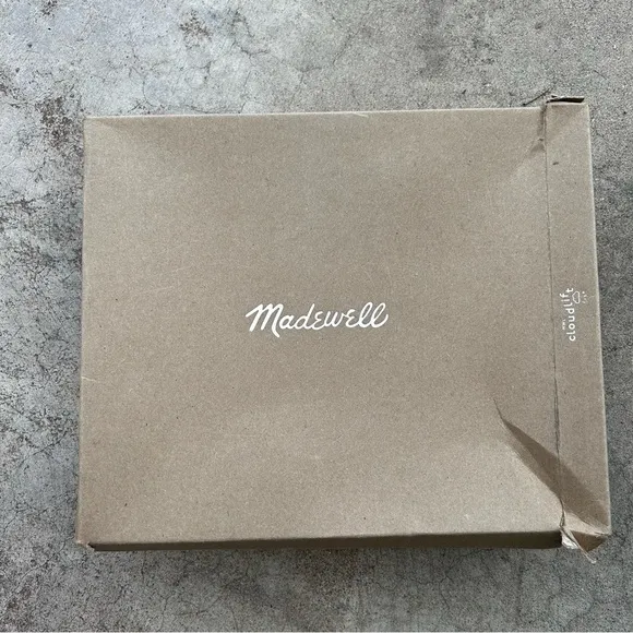 Madewell The Rayna Lace-Up Boot in Leather NIB