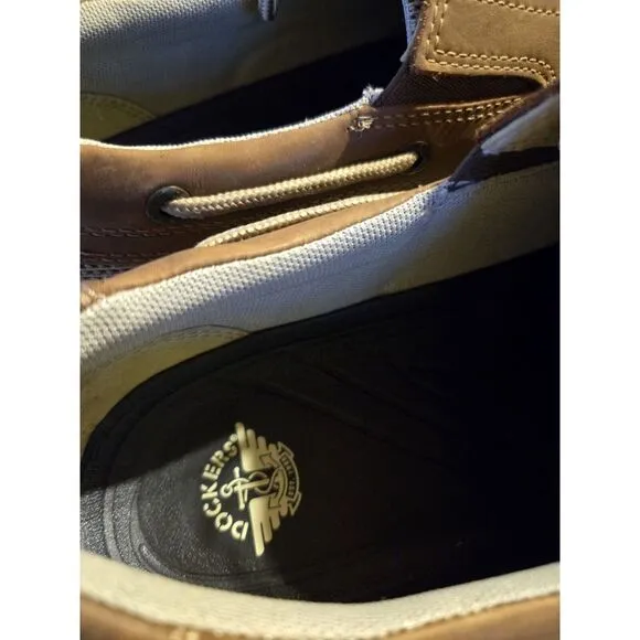 Man's Boat Shoes Dockers Beacon Boat Shoe‎ Dark Tan 13M