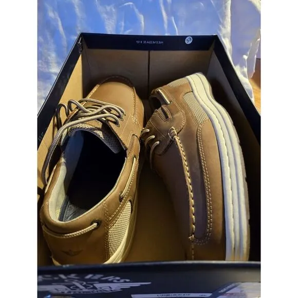 Man's Boat Shoes Dockers Beacon Boat Shoe‎ Dark Tan 13M