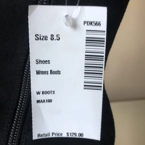 MARC FISHER Black Flat Over the Knee Boots