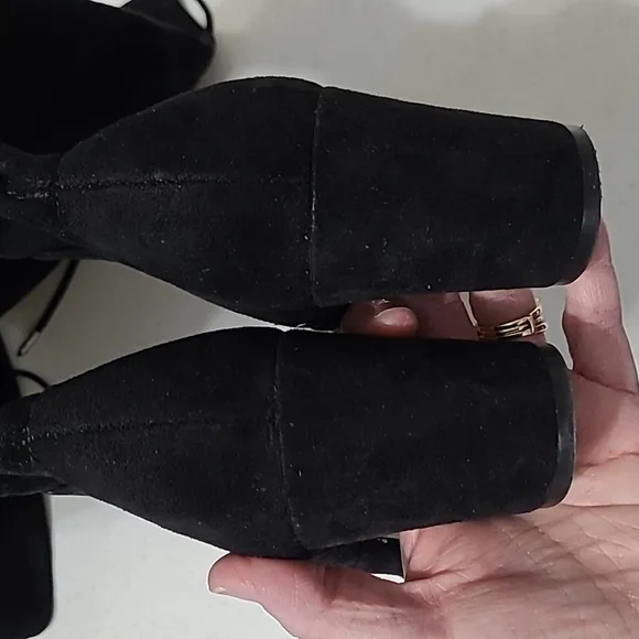 Marc Fisher black suede over the knee boots size 7.5