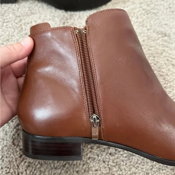 Marc Fisher Brown Geri Ankle Booties sz 11 NEW