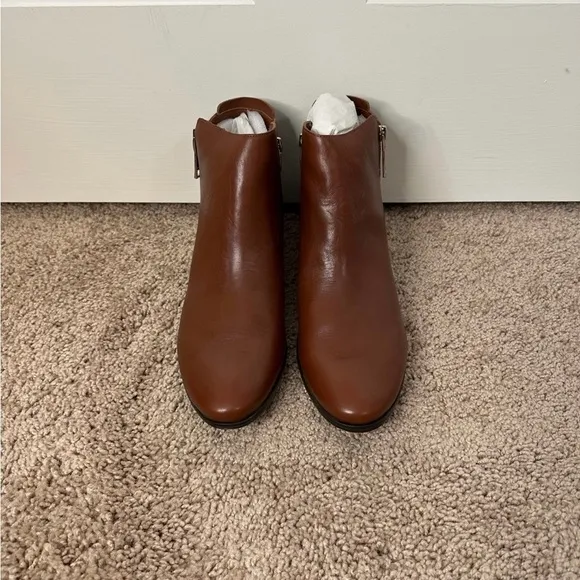 Marc Fisher Brown Geri Ankle Booties sz 11 NEW