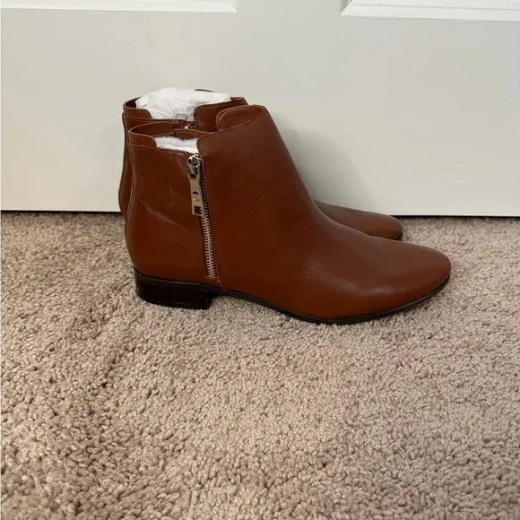 Marc Fisher Brown Geri Ankle Booties sz 11 NEW