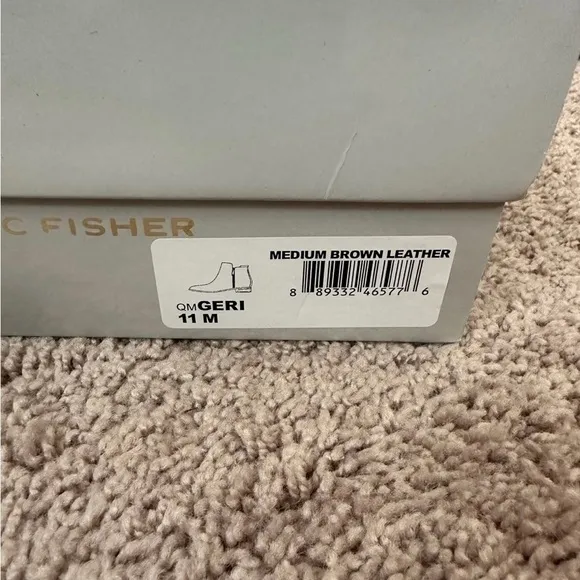 Marc Fisher Brown Geri Ankle Booties sz 11 NEW