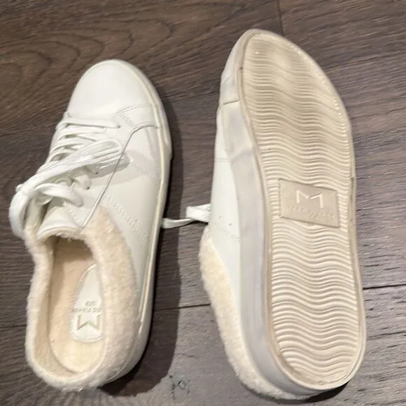 Marc Fisher Slide on Womens Size 10 Miranda Slip On Sneaker Lifestyle Faux Fur