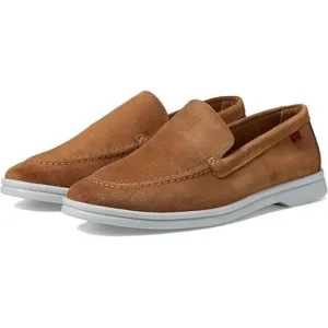 Marc Joseph New York Shoes Women Tan Suede Casual Slip-on Venetian Loafer ZPO642