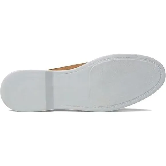 Marc Joseph New York Shoes Women Tan Suede Casual Slip-on Venetian Loafer ZPO642