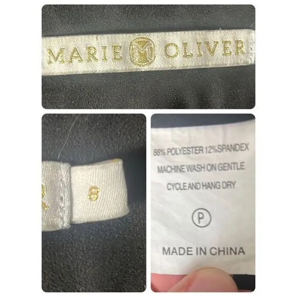 Marie Oliver Mia Short in Faux Suede Black 8
