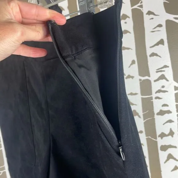 Marie Oliver Mia Short in Faux Suede Black 8