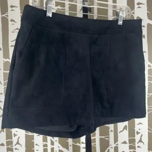 Marie Oliver Mia Short in Faux Suede Black 8