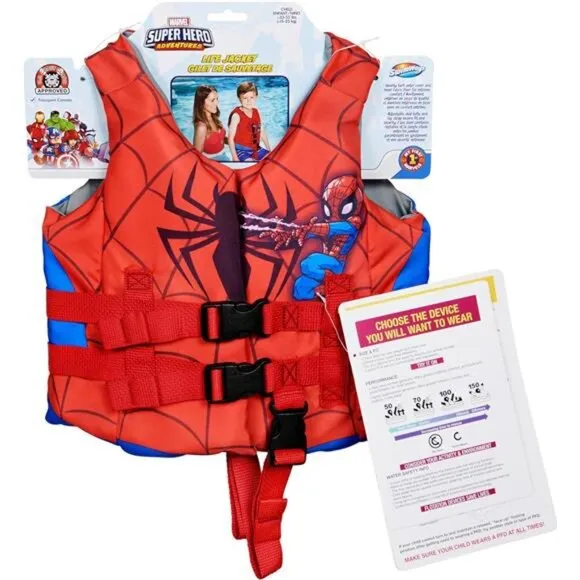 Marvel Spidey Reversible Boat, Inflatable Pool Floats and Kids Pool for Boys