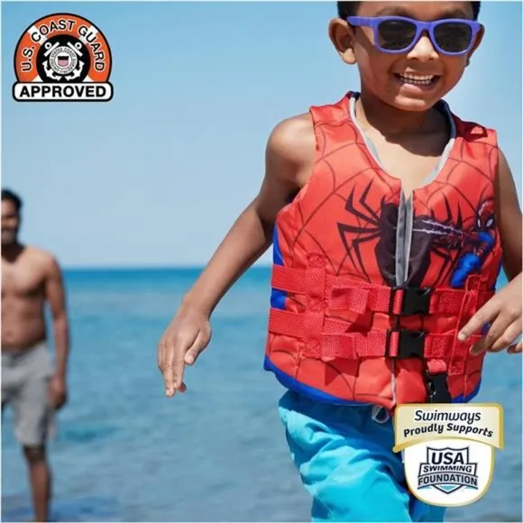 Marvel Spidey Reversible Boat, Inflatable Pool Floats and Kids Pool for Boys