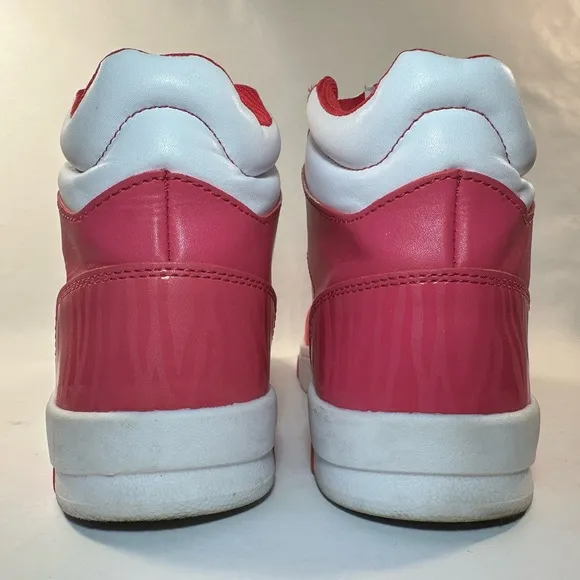 Mattel Barbie Hightop Sneakers Pink &amp; White Limited Edition Kids Shoes Imported