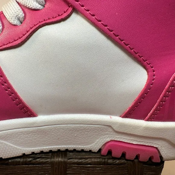 Mattel Barbie Hightop Sneakers Pink &amp; White Limited Edition Kids Shoes Imported