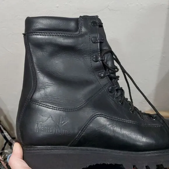 Matterhorn 1697 Steel Toe Goretex Leather Work Boots Made in USA Sz 9