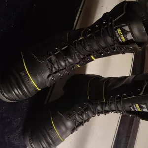 Matterhorn Footwear High Viz Yellow And Black Tactical Boots.. Size-11... NTN!!