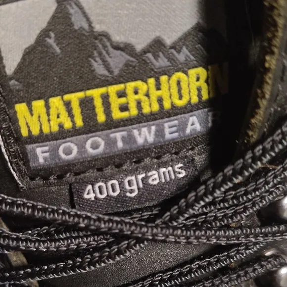 Matterhorn Footwear High Viz Yellow And Black Tactical Boots.. Size-11... NTN!!