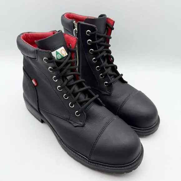 Mellow Walk Womens Ellie Safety Boots US 8.5M EU 38.5 Leather EH 429139 NWOB