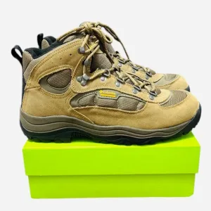 Men Columbia Hilltop Ridge BOOTS Hiking Shoes Leather Trail Ym6019-255 Outdoors
