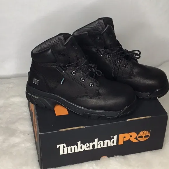 Men Timberland steel toe boots Sz 10.5W SAFTY AT WORK OR OUTDOORS JOBS