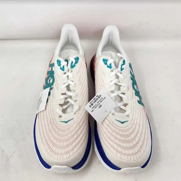 Men's 11.5 Wide Hoka Mach 5 road running sneakers White Flame 1136677 11.5W