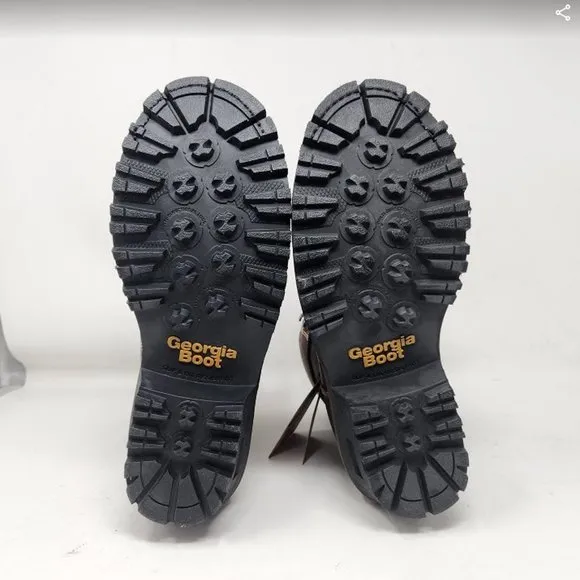 Men's 8W Georgia Boot Amp LT 9&quot; Logger comp toe waterproof work boots GB00236