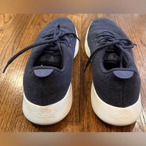 Men's Allbirds Hazy Indigo Blue Wool Runners Sneakers