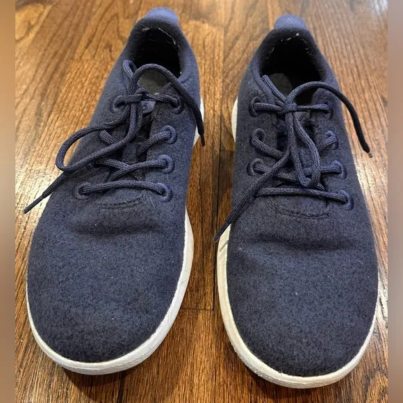 Men's Allbirds Hazy Indigo Blue Wool Runners Sneakers