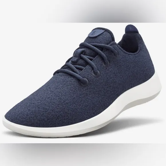 Men's Allbirds Hazy Indigo Blue Wool Runners Sneakers
