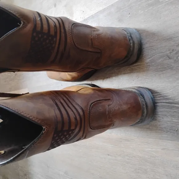 Men's Ariat Brown Leather Boots