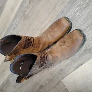 Men's Ariat Brown Leather Boots