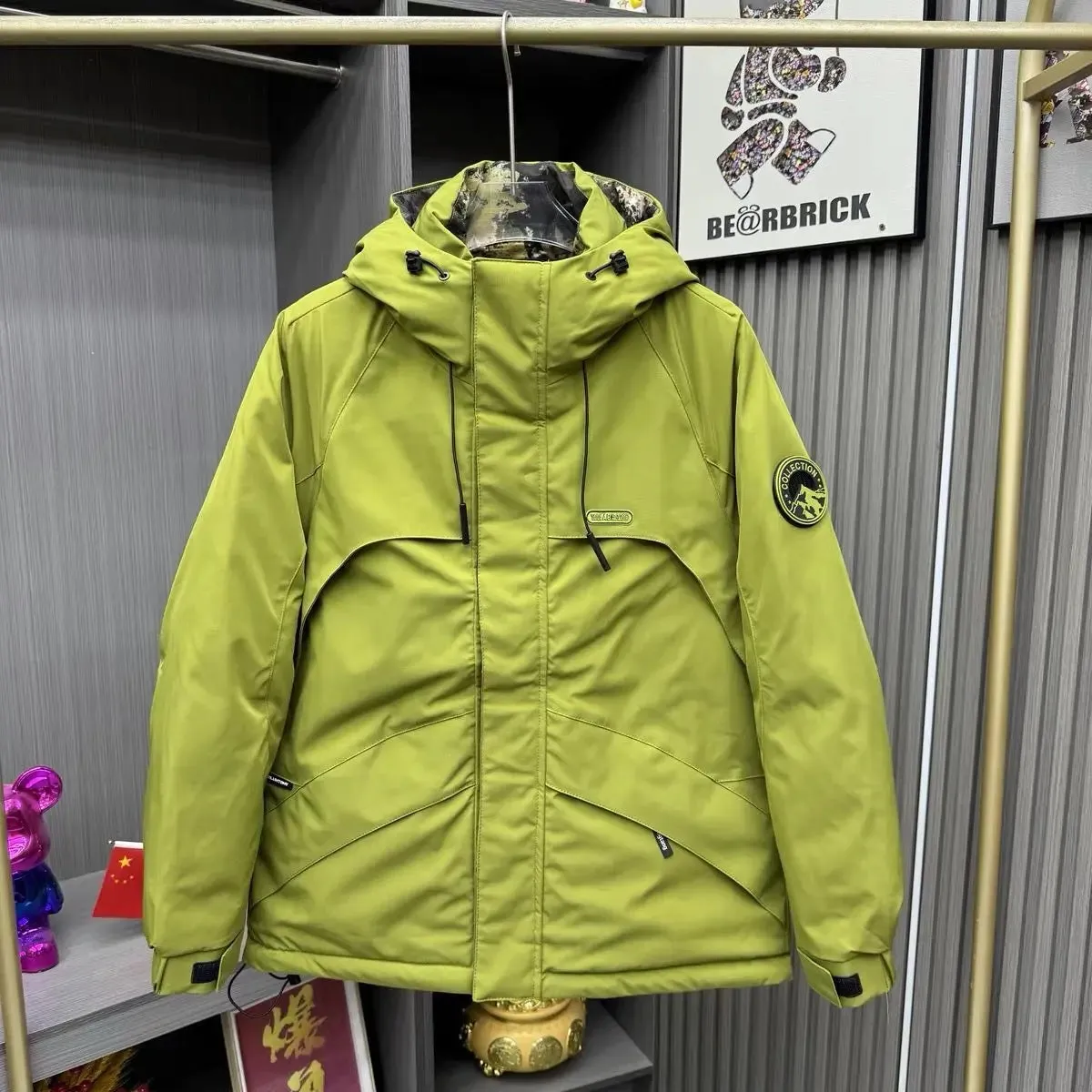 Men's Camouflage Down Jacket – Warm Waterproof Parka