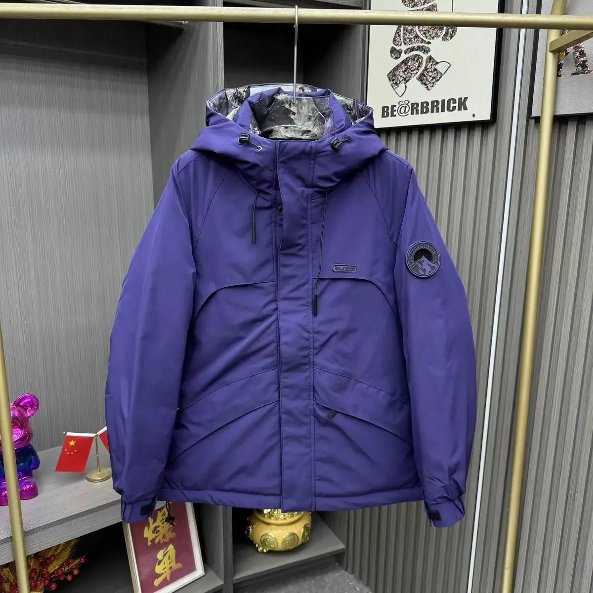Men's Camouflage Down Jacket – Warm Waterproof Parka