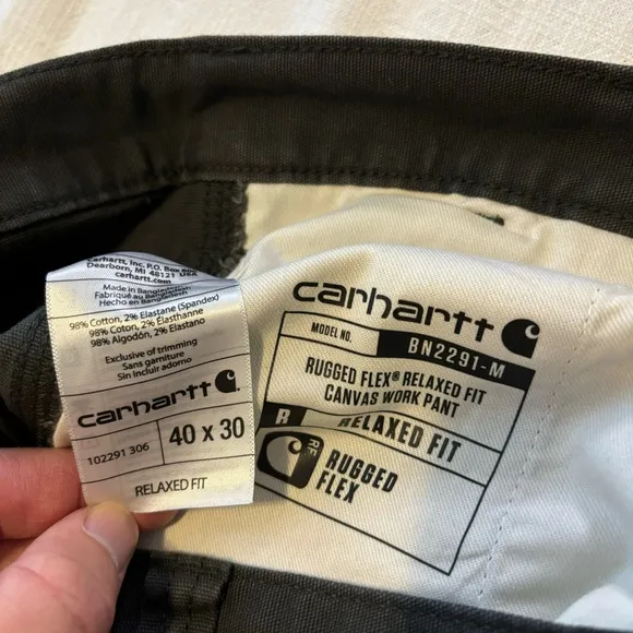 Men’s Carhartt Rugged Flex Relaxed Fit Canvas Work Pant