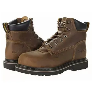 Mens Carolina Shotcrete CA3560 Medium Brown Work Boots Sz 9.5