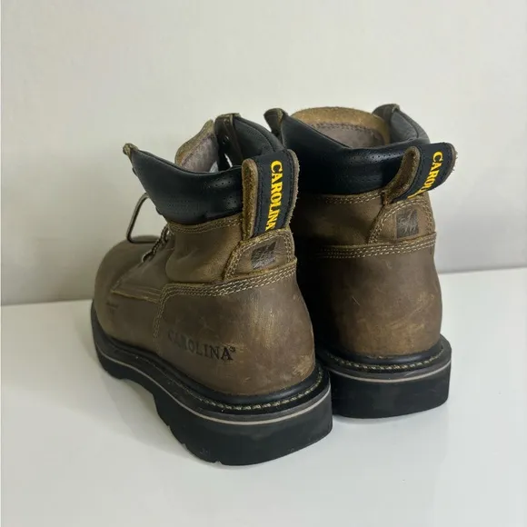 Mens Carolina Shotcrete CA3560 Medium Brown Work Boots Sz 9.5