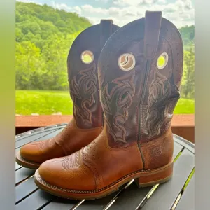 Men’s Double-H Leather Cowboy Boots