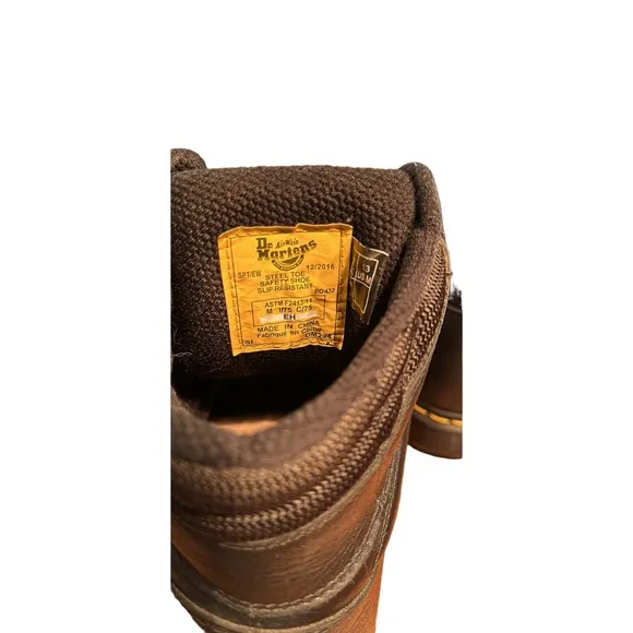 Men’s Dr Martins Industrial Steel Toe Boots  Size 13
