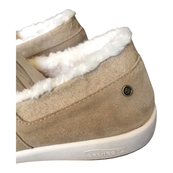 Mens Fiesta Cozy Slip-On Suede Wool Comfort Orthotic Support Shoes Size 9 NIB